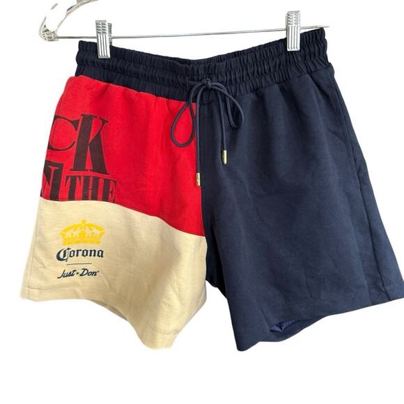 Just Don X Chicago Bulls X Corona Shorts Small Made In USA Basketball Sports - Picture 1 of 11